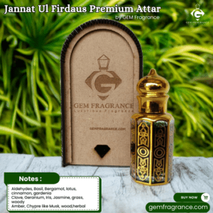 Jannat Ul Firdaus Premium Attar by GEM Fragrance