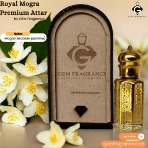 Royal Mogra Premium Attar by GEM Fragrance